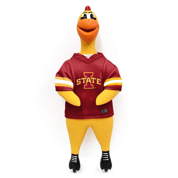 I-State Cardinal & Gold Team Rubber Chicken Pet Toy